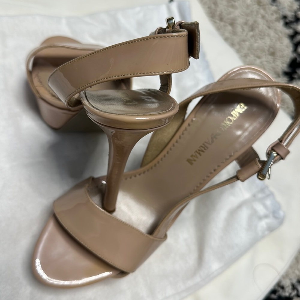 Nude Emporio Armani Pumps Size 6, Excellent Condition